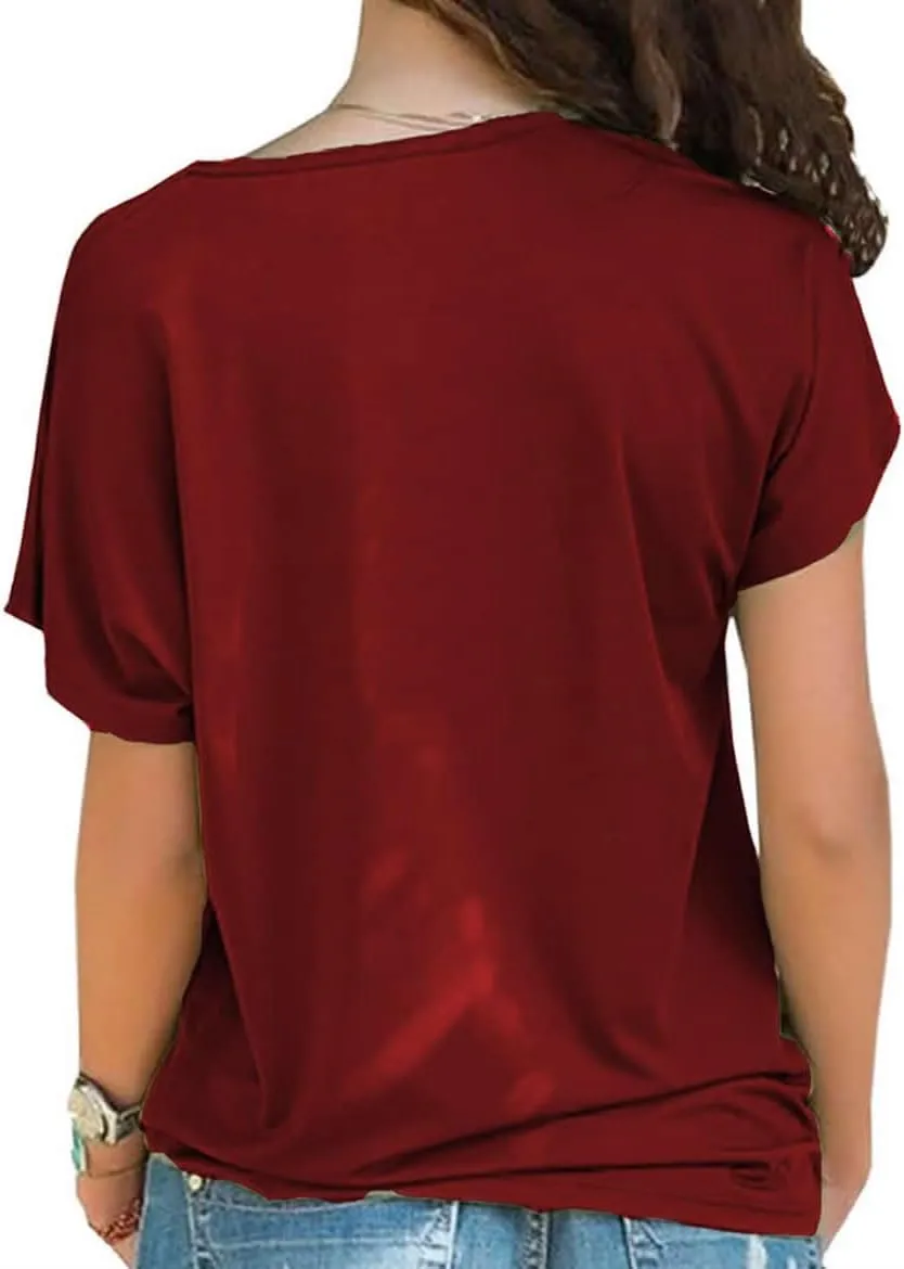 50th Happy Birthday Sunshine Print Gifts Cross Shoulder Straps Women's T-Shirt Tops