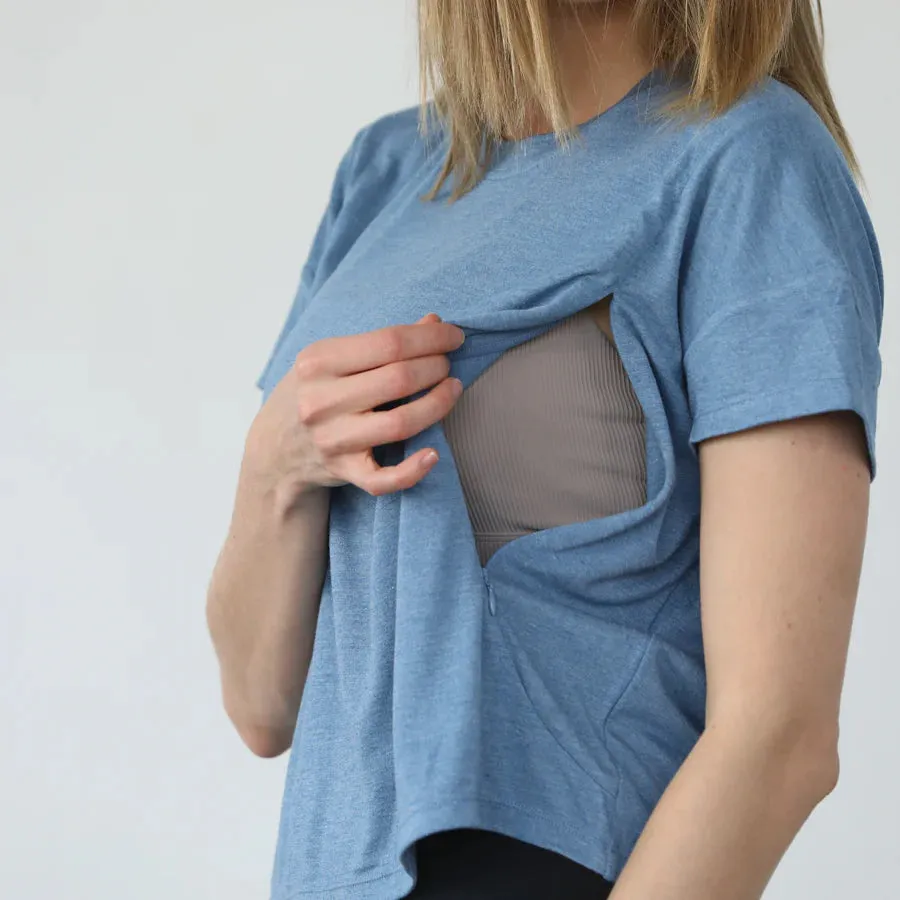 Abigail Short Sleeve Nursing T-Shirt