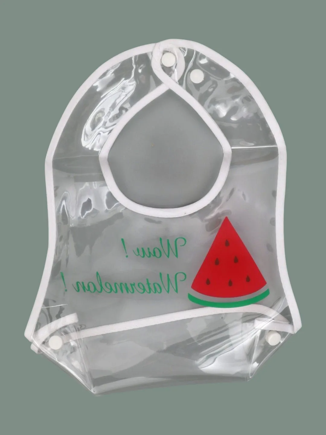 Adorable Baby Bib with Watermelon Print – Wow Watermelon Design