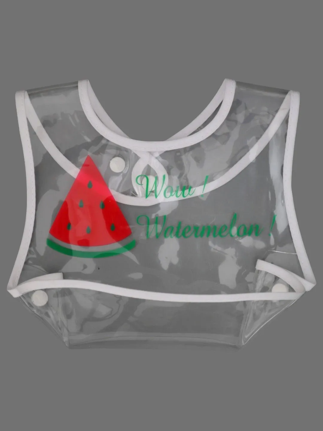 Adorable Baby Bib with Watermelon Print – Wow Watermelon Design
