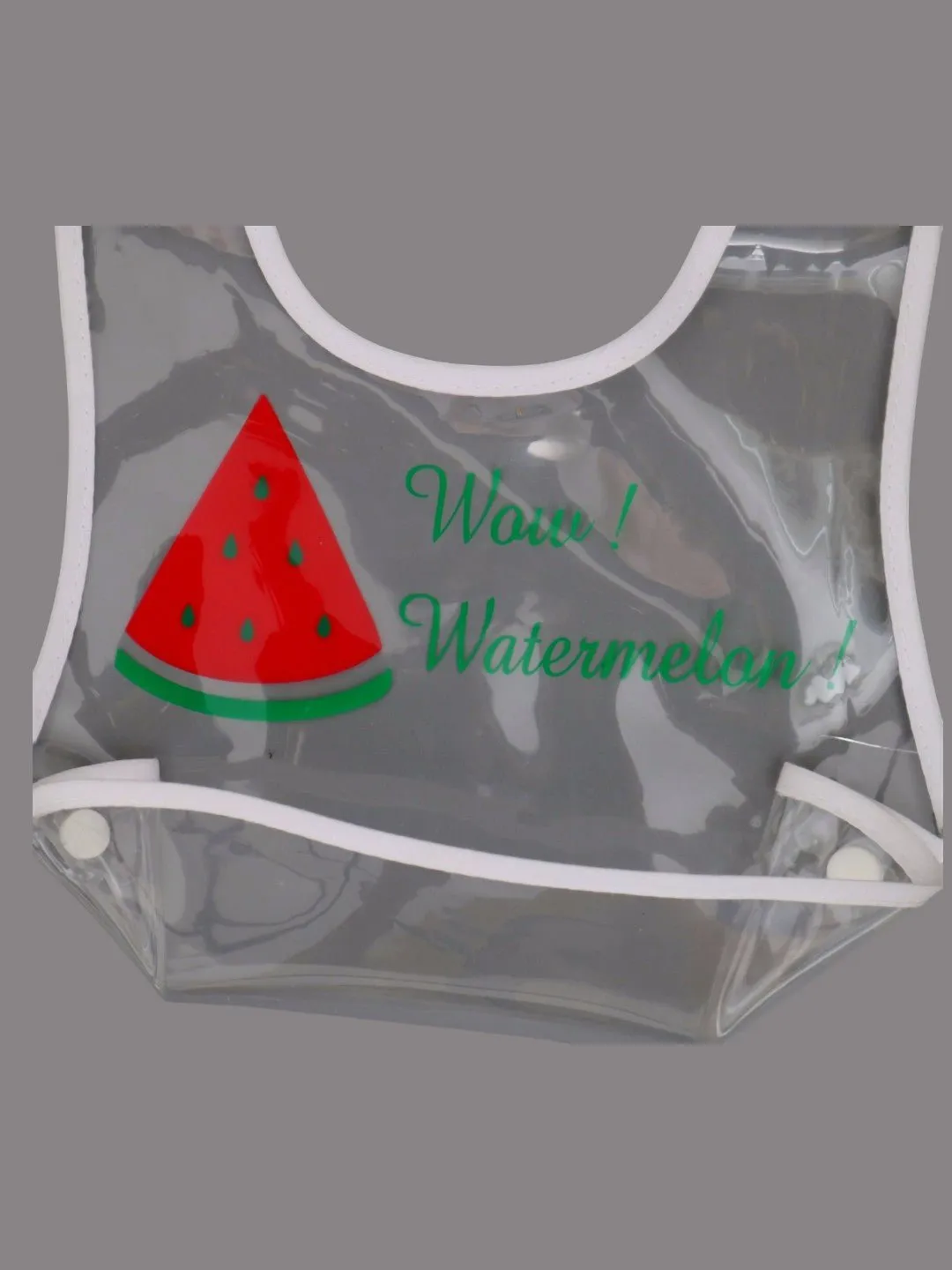 Adorable Baby Bib with Watermelon Print – Wow Watermelon Design