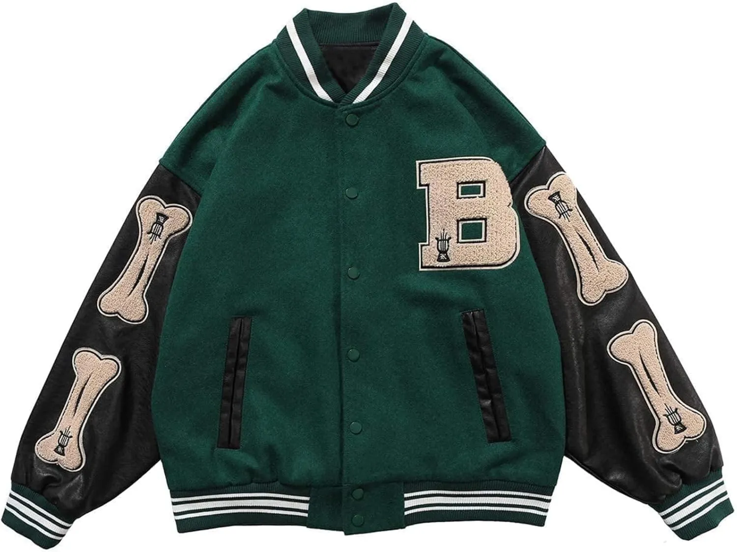 Aelfric Eden Mens Graphic Varsity Jacket Vintage Bomber Jackets Unisex Y2k Baseball Streetwear Trendy Coats