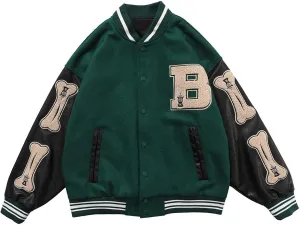 Aelfric Eden Mens Graphic Varsity Jacket Vintage Bomber Jackets Unisex Y2k Baseball Streetwear Trendy Coats