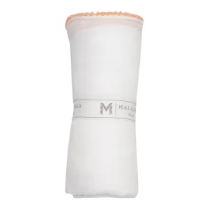 Bamboo Swaddle | Malabar | Pom Pom Trim | Peach Pink