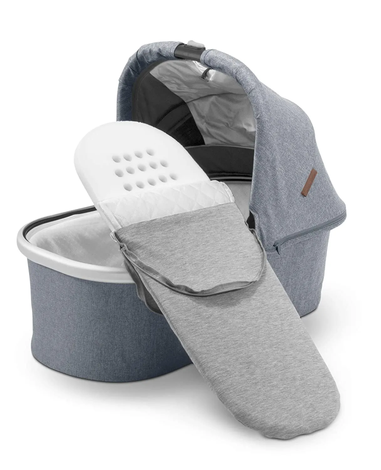 Bassinet Mattress Cover - Light Grey by UPPAbaby