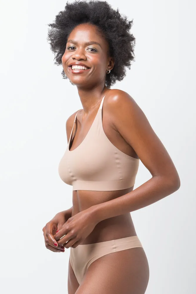 Bonded Bralette Natural
