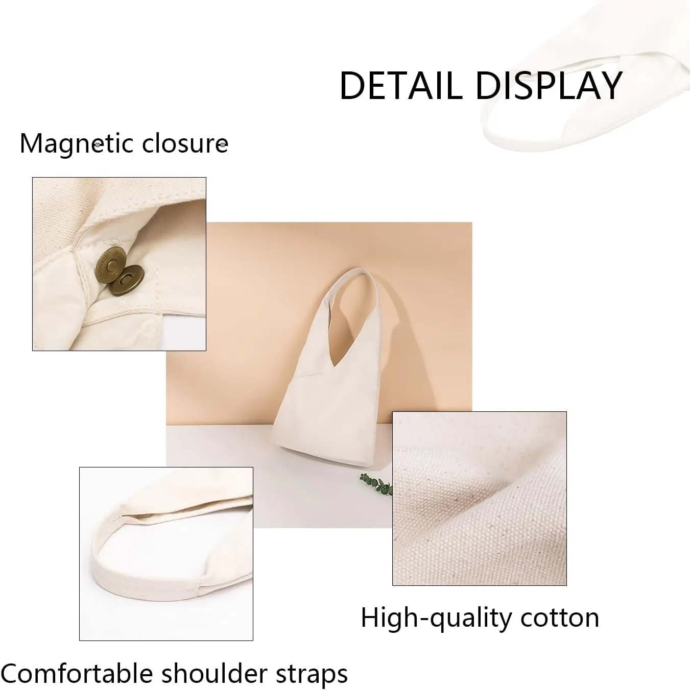 Canvas shoulder bag women celebrity art small fresh temperament all-match casual cloth bag