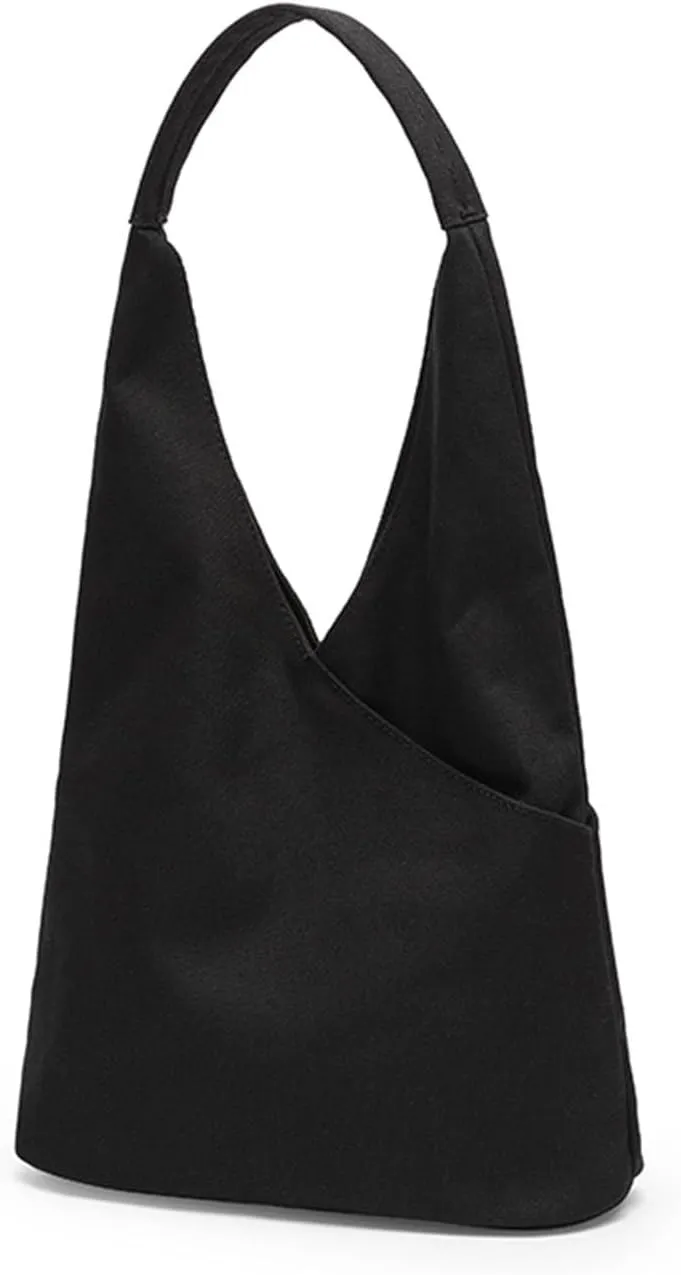 Canvas shoulder bag women celebrity art small fresh temperament all-match casual cloth bag