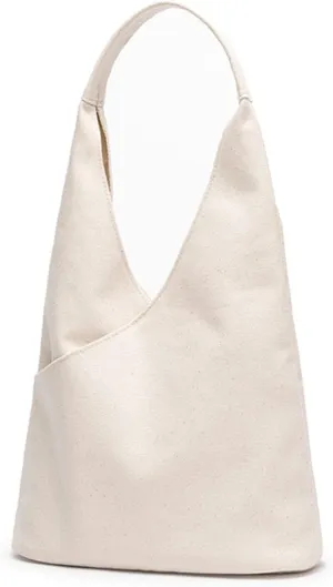 Canvas shoulder bag women celebrity art small fresh temperament all-match casual cloth bag