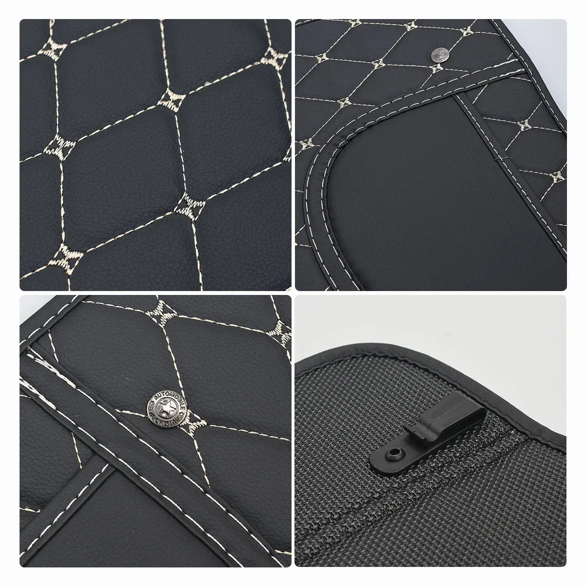 Car Seat Back Anti Kick Pad Protector Pu Leather Anti Dirty Scratch Mat Fits Original Bag Car Accsesories