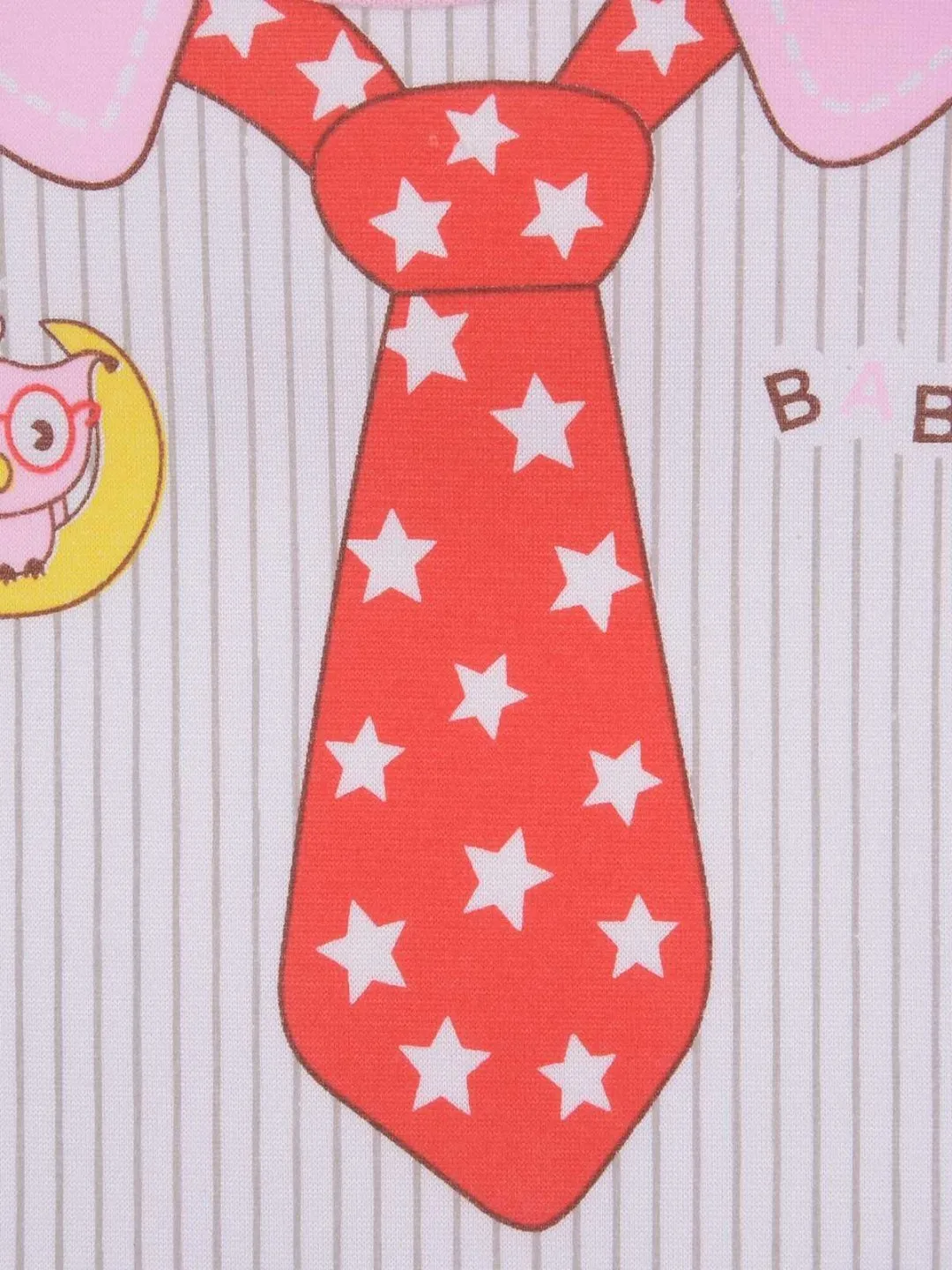 Cute Tie Design Baby Bibs with Soft Waterproof Fabric For Girl