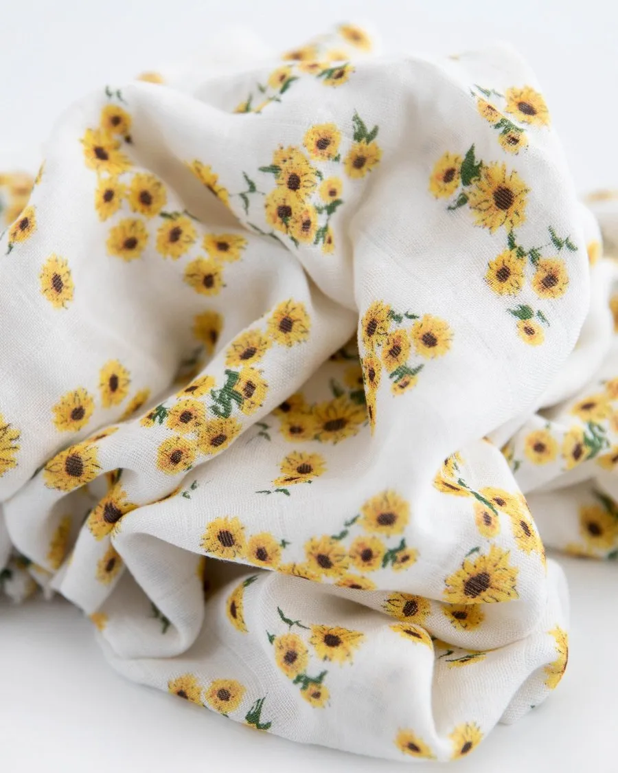 Deluxe Muslin Swaddle 2PK (Ditsy Sunflower)