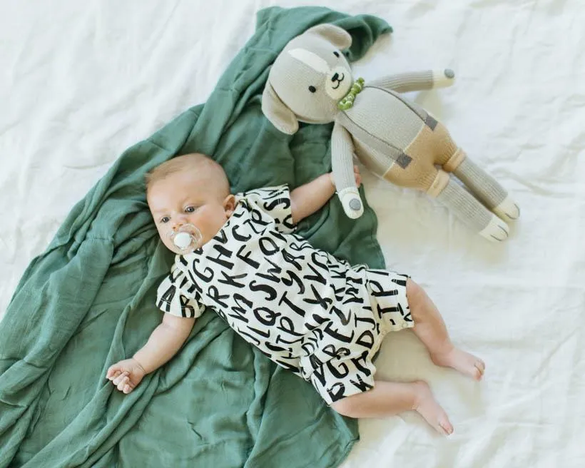 Deluxe Muslin Swaddle 2PK (Ditsy Sunflower)