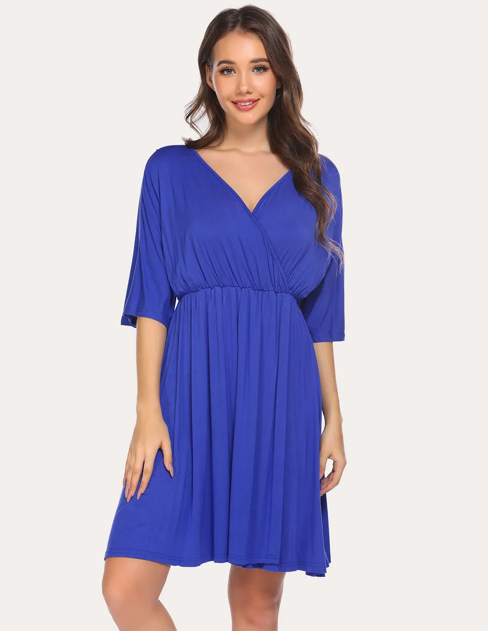 Ekouaer Maternity Dress Nursing Nightgown (US Only)
