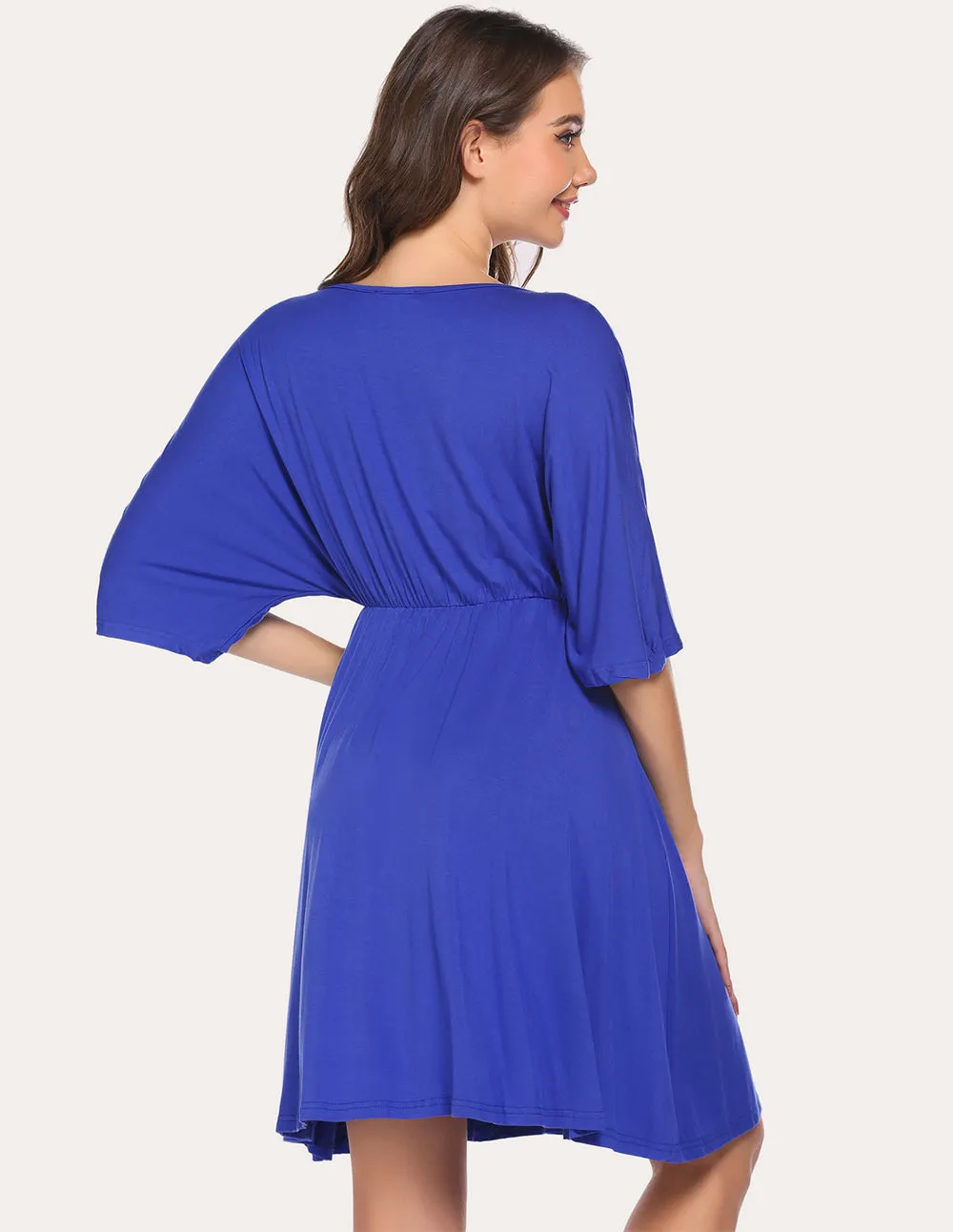 Ekouaer Maternity Dress Nursing Nightgown (US Only)