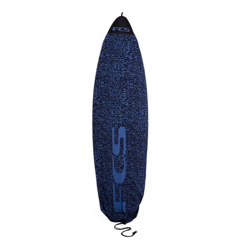 FCS 7'6 Funboard Boardsocke - stone blue