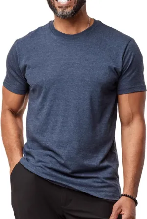 Fresh Clean Threads Crew Neck T-Shirt - Pre Shrunk Soft Fitted Premium Tee - Mens T- Cotton Poly