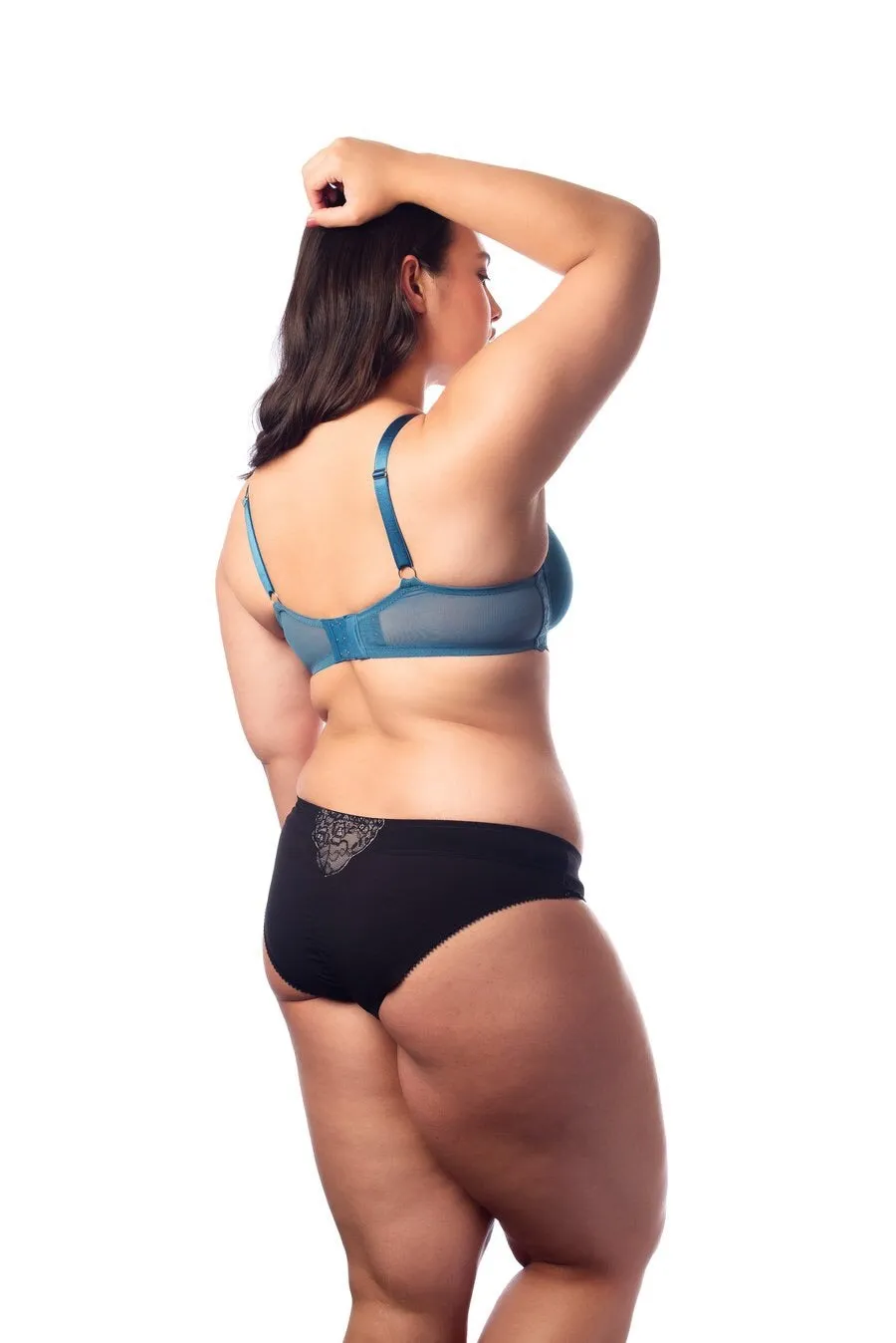 Hotmilk 'Obsession' Flexi-Underwire Contour Nursing Bra - Aquamarine