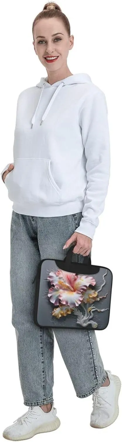 Laptop Bag Fresh Daisy Flowers Laptop Tote Bag Women Men Laptop Sleeve Case Lightweight Computer Bag Briefcase
