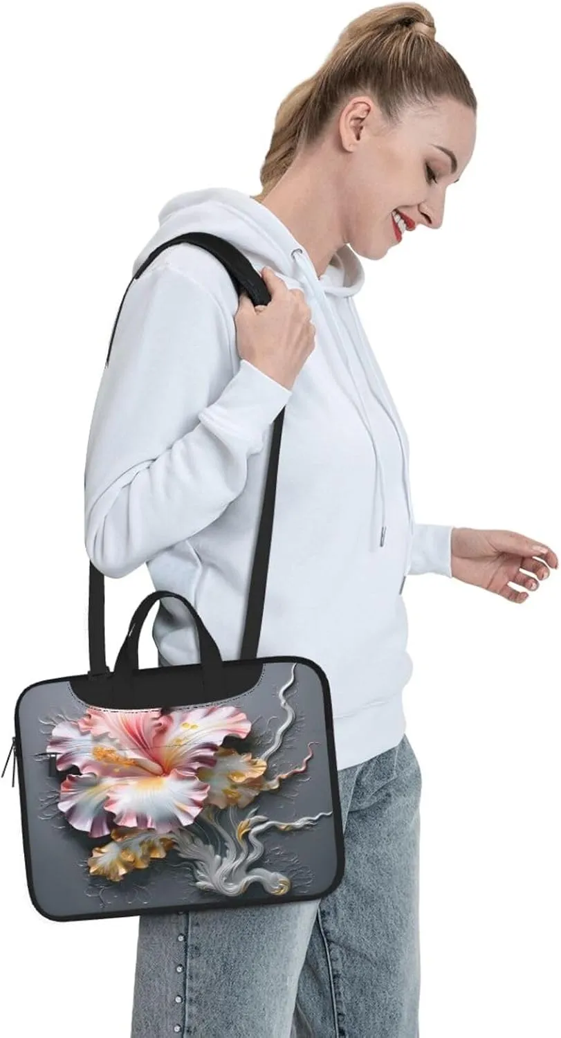 Laptop Bag Fresh Daisy Flowers Laptop Tote Bag Women Men Laptop Sleeve Case Lightweight Computer Bag Briefcase