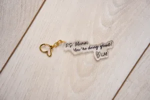 Latched Mama P.S. Mama, You're Doing Great! Keychain