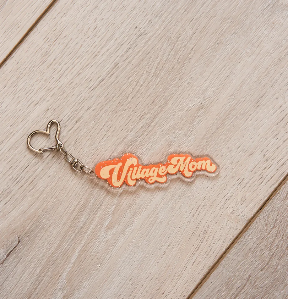 Latched Mama Village Mom Keychain
