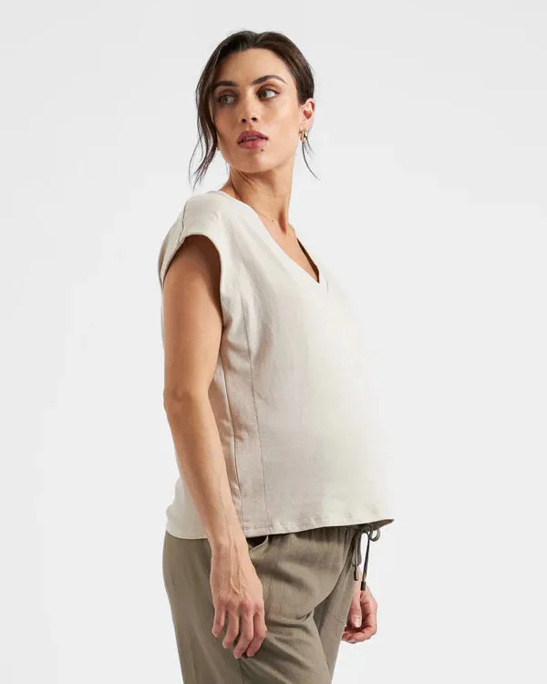 Marly Zip Nursing Tee