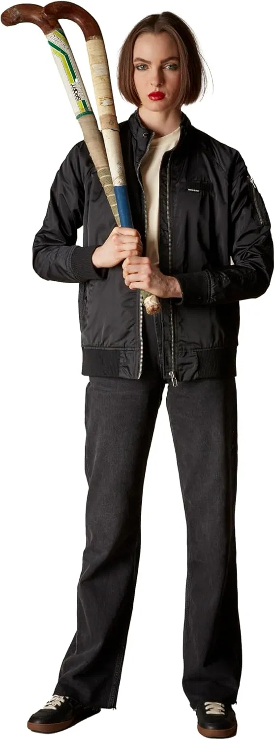 Members Only Women's Satin Bomber Jacket
