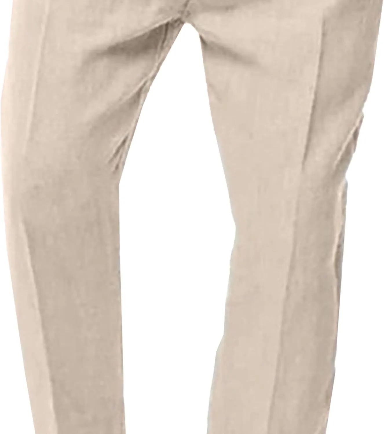 Men's Baggy Straight Leg Comfort Beach Pants Solid Lightweight Outdoor Trousers Classic Casual Summer Pants