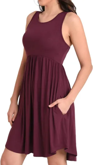 Miss Lavish London Sleeveless Dresses for Women - 2024 Casual Summer Dresses, Flowy Day Dress