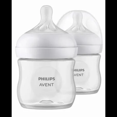 Natural Response 2 Baby Bottles 125ml 0 Months