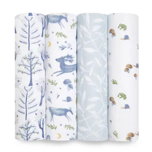 Organic Muslin Swaddle | Outdoors | 4 Pack | Aden   Anais