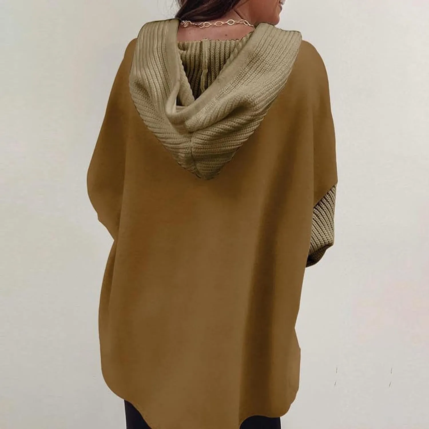 Oversized Sweatshirt Jackets for Women Trendy 2025 Spring Outfits Casual Long Sleeve Button Hooded Shacket Hoodies