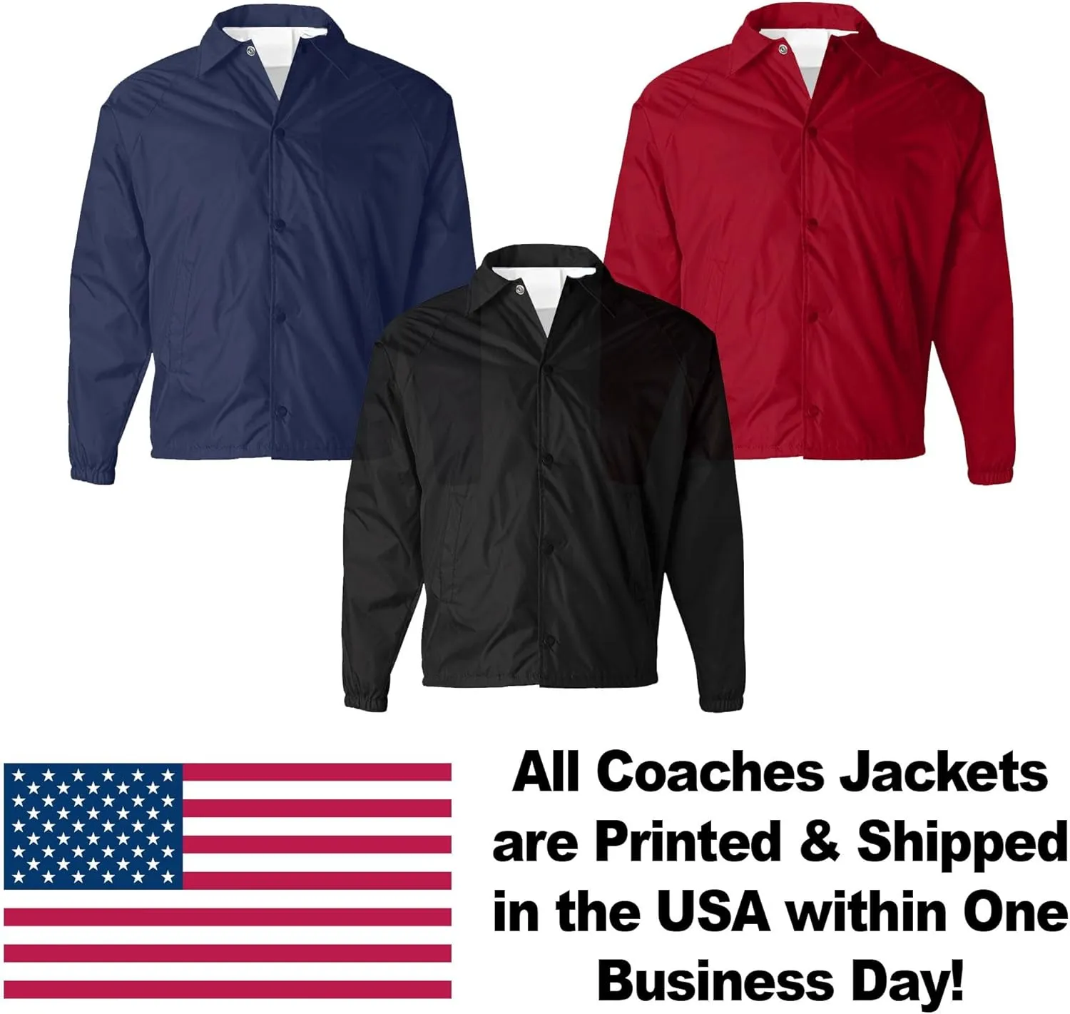 Service and First Responders Border Patrol Coaches Jacket Event Staff Mens and Womens Cosplay Windbreaker