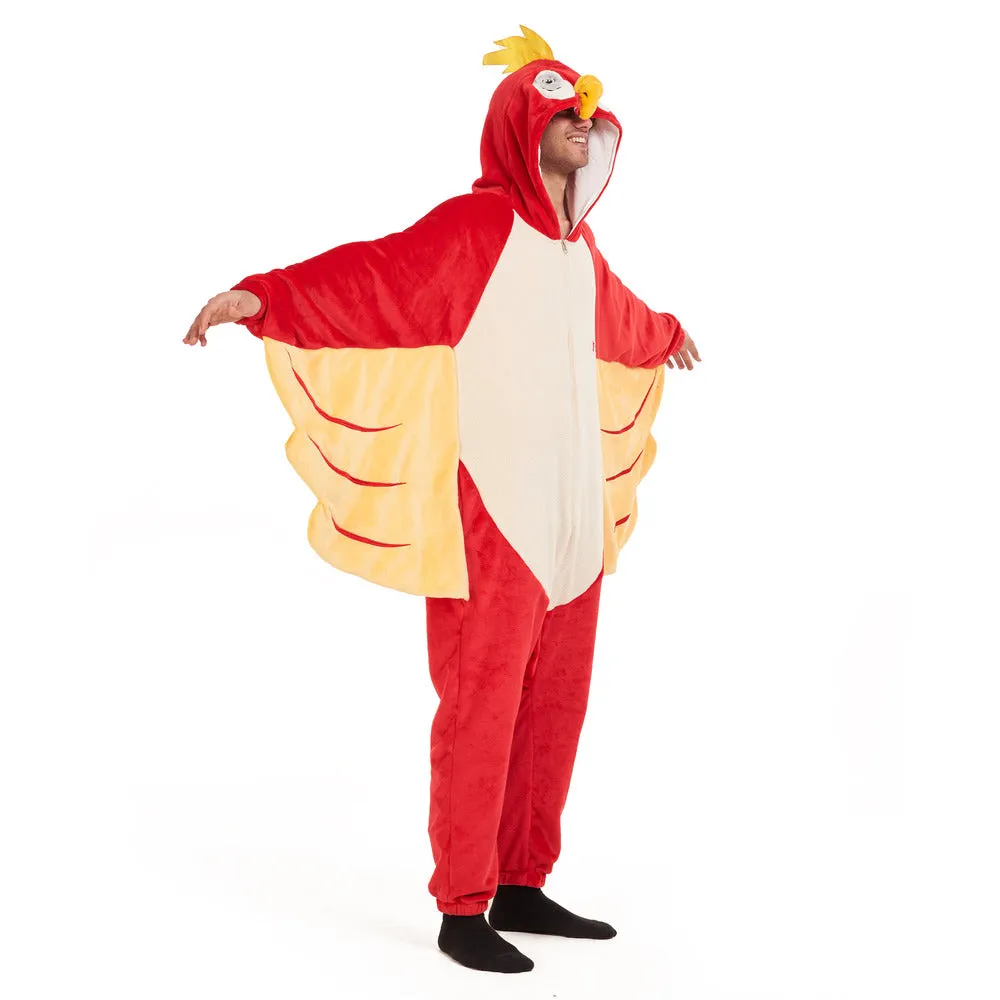 Snuggs Blanket Animal Onesie Parrot