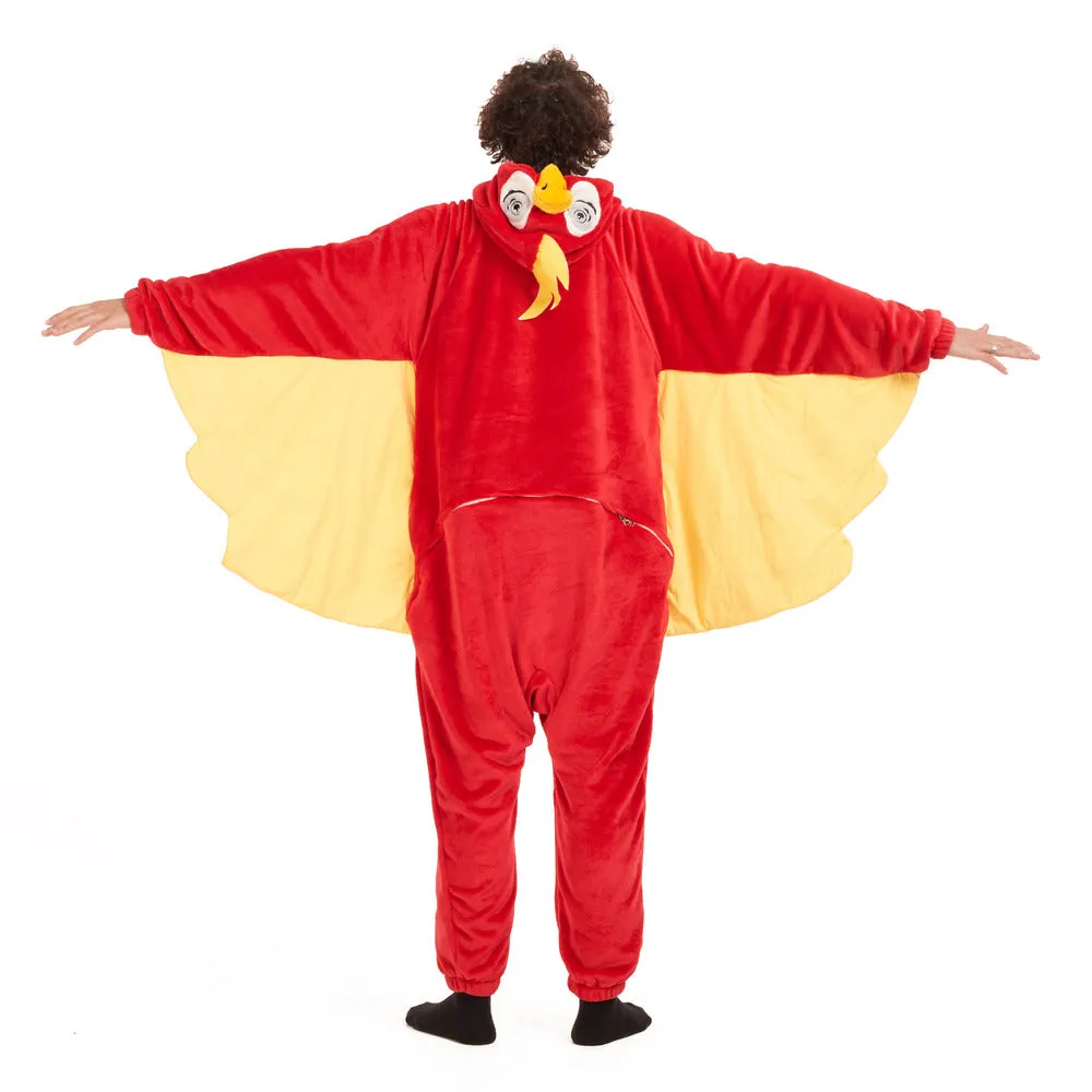 Snuggs Blanket Animal Onesie Parrot