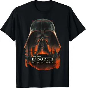 Star Wars 20th Anniversary Episode III Epic Big Chest Poster T-Shirt