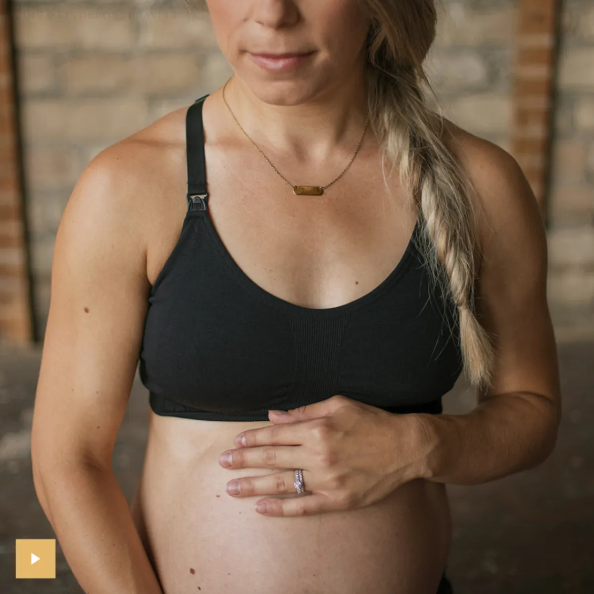 Sublime Support Nursing & Maternity Sports Bra - Black by Kindred Bravely