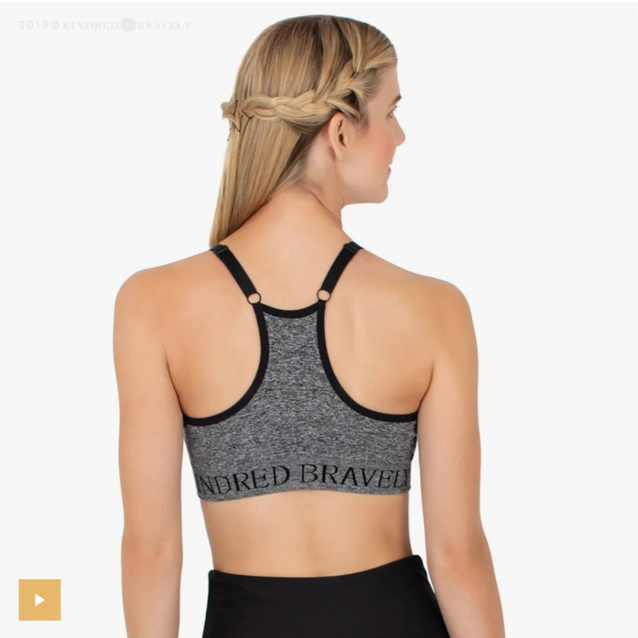 Sublime Support Nursing & Maternity Sports Bra - Grey by Kindred Bravely