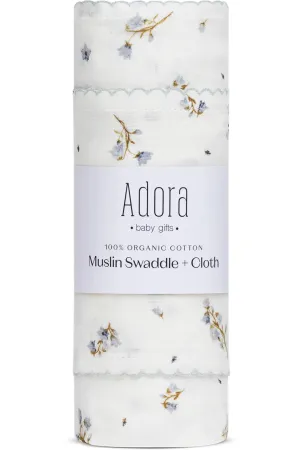 Swaddle Blanket   Cloth | Boys | Floral | Adora