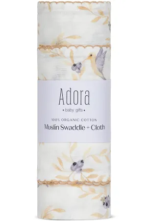 Swaddle Blanket   Cloth | Boys | Vine | Adora