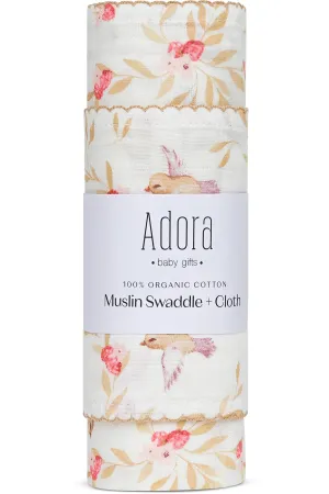 Swaddle Blanket   Cloth | Girls | Vine | Adora