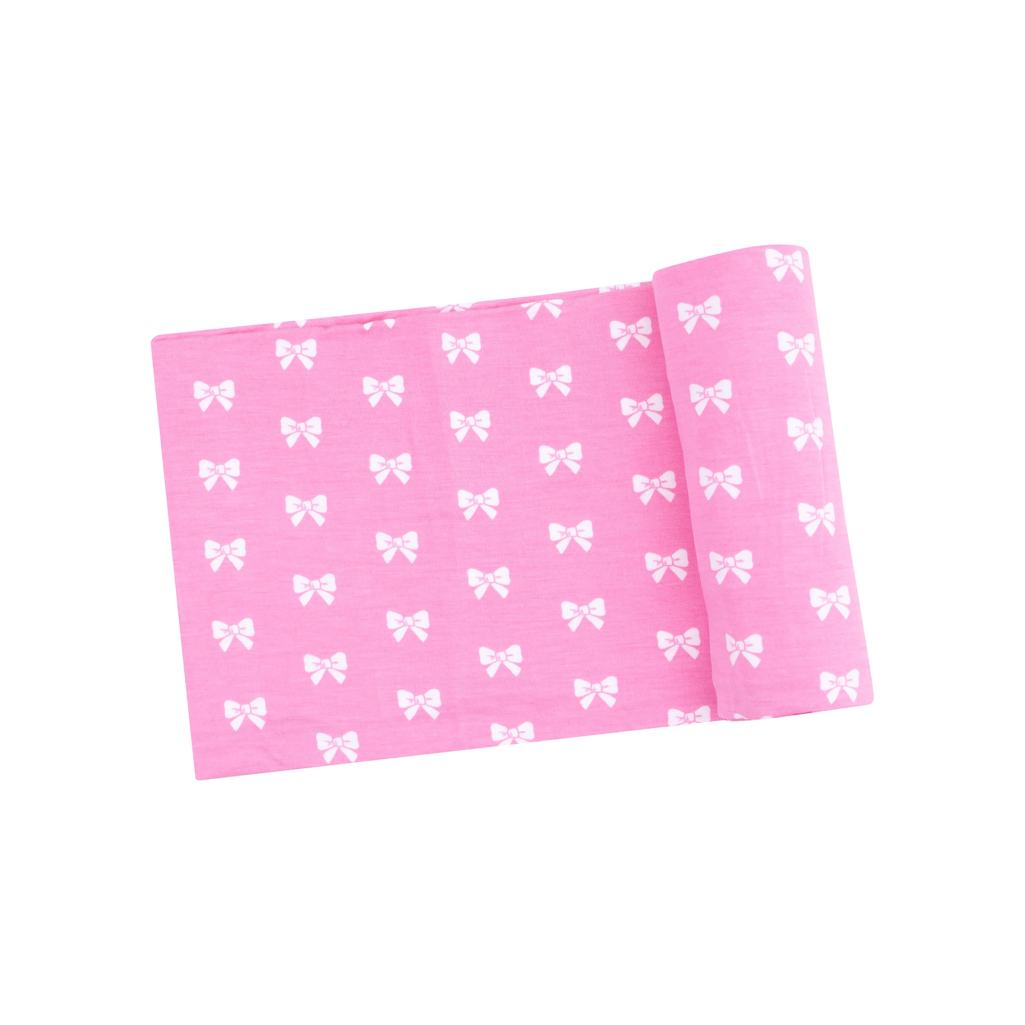 Swaddle Blanket - Pink Bows