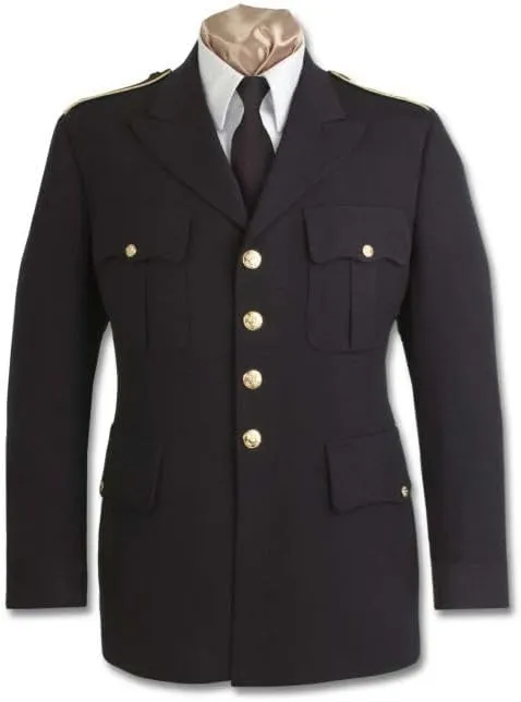 US Army Men's ASU Dress Blues Service Jackets/Coats (52L CLA)
