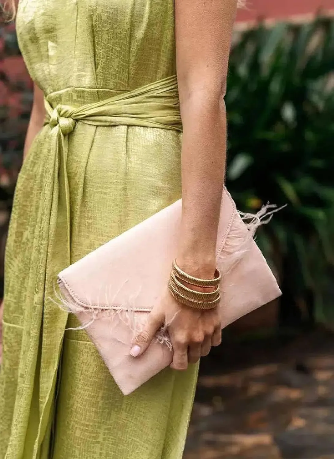 Womens Summer Elegant Fresh Green Deep V Neck Sleeveless A-Line Belt Ruffle Sexy Cocktail Party Maxi Dress